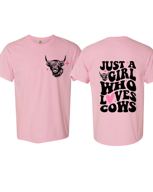 Just a girl who loves cows